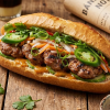 Bánh Mì Nem Nướng [Grilled Pork Patties] (B2)