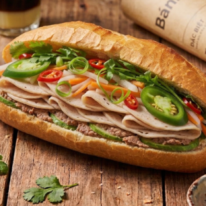 Bánh Mì Pate Chả Lụa [Pate & Pork Roll] (B4)