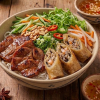Bún thịt nướng chả giò (Grilled Pork, Egg Rolls w/ Vermicelli)