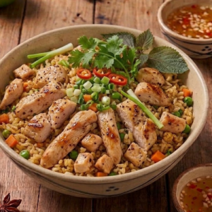 Cơm chiên gà (Chicken Fried Rice)